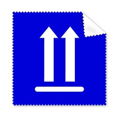 Imagem de Upwards Pano de limpeza azul quadrado de aviso, 5 peças