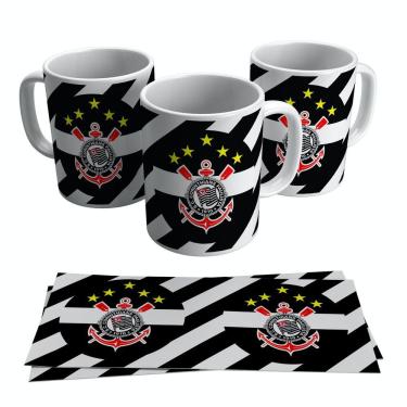 Imagem de Caneca Corinthians Timão Escudo 325ml