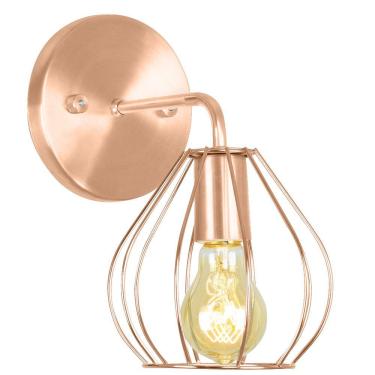 Imagem de Arandela Luminária Cebola Aramado Cobre