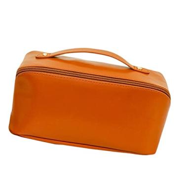 Imagem de NUTOT necessaire maquiagem,bolsa necessaire feminina viagem,necessaire masculina à prova d'água (marrom)