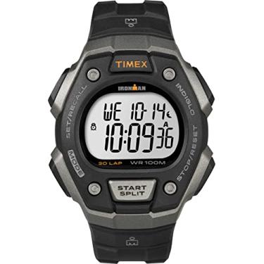 Imagem de Relógio Timex Ironman Classic 30, Preto/prata/cinza