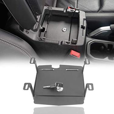 Imagem de Capa de caixa segura com console interno de aço para Jeep Wrangler JL 2012-2020