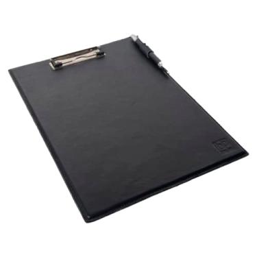 Imagem de Prancheta A4 WorkSpace - b-spoke Brasil - Couro Legítimo (Preto)