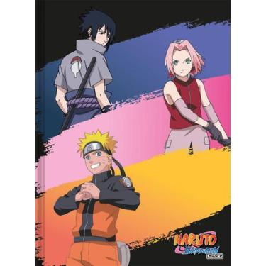 5 Cadernos Brochurão 96 Fls + Caderno Desenho Naruto Novo