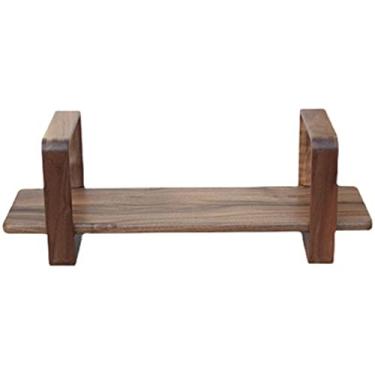 Imagem de KIZQYN Estante de livros simples estante de mesa de estudante estante de madeira pequenas prateleiras de mesa rack de armazenamento de livros estante