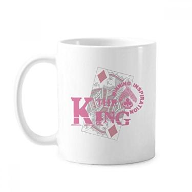Imagem de Jogo de cartas King utensílios de jogo caneca padrão cerâmica café porcelana xícara louça louça
