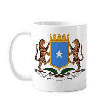 Imagem de Caneca com emblema nacional da Somália África Cerâmica Café Porcelana Utensílios de Mesa