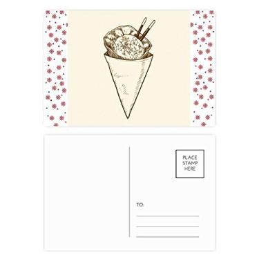 Imagem de Pauzinhos Cone Sésamo Sorvete Natal Flor Celebração Cartão postal Bênção