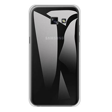 Imagem de Capa para Samsung Galaxy A5 2017 A520, capa traseira de TPU (poliuretano termoplástico) macio à prova de choque silicone antidigitais capa protetora de corpo inteiro para Samsung Galaxy A5 2017 (5,20 polegadas) (transparente)