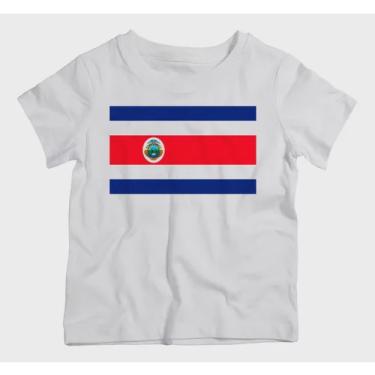 Imagem de Camiseta Infantil Menino Bandeira Costa Rica
