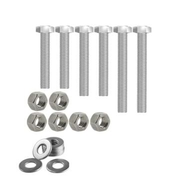 Imagem de Kit parafusos inox suporte motor compativel com CG150 Titan Fan 2004 a 2015 CG150 Sport CG125 Fan 2009 a 2018 Fixação motor Chassi