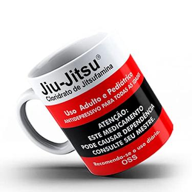 Imagem de Caneca xicara arte marcial Remédio Jiu Jitsu (Branca)