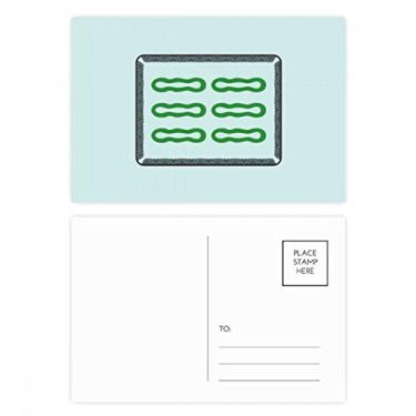 Imagem de Mahjong Bamboo Bar Conjunto de 6 peças de cartão postal de aniversário para enviar cartões de agradecimento