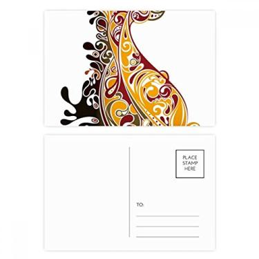 Imagem de Cartão postal colorido de desenho de animal de pavão conjunto de cartões postais de aniversário cartão de agradecimento