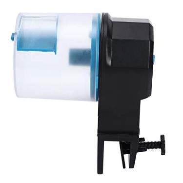 Imagem de Venda Louca Alimentador Automático Blue Fish, Alimentador Automático ABS Aquário, Peixe para Caixa de Alimentação de Aquário (Azul)