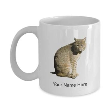 Imagem de Caneca relaxante personalizada Bobcat – Caneca de café para amantes relaxantes de Bobcat – Caneca de café de 325 ml