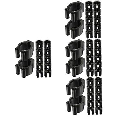 Imagem de BESPORTBLE 48 Peças Segurando Clipes De Mesa De Pesca Para Grandes Suportes Rack Exibição De Armazenamento Suporte De Taco Taco De Parede Ferramentas Portáteis Ao Ar Livre Pólo De Bilhar