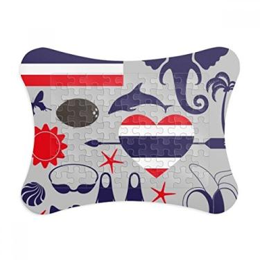 Imagem de Enfeite de quebra-cabeça tradicional de alfândega do Reino da Tailândia para decoração de quadro