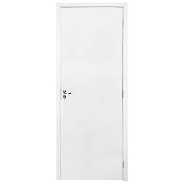 Imagem de Kit Porta Pronta Abertura Lado Esquerdo 210x102cm Drywall Gdoor Branco