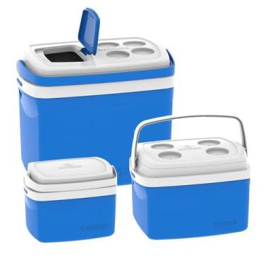 Imagem de Combo Caixa Térmica 32 - 12 - 5 Litros Cooler Alimentos Bebidas - Sopr