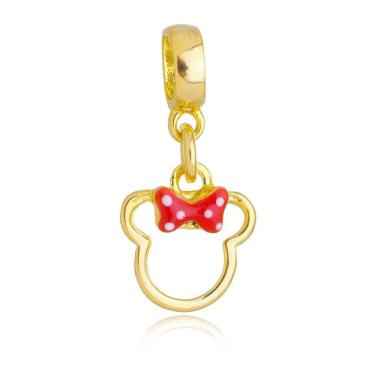 Imagem de Pingente Berloque Minnie Pandora Banhado a Ouro 18k - Premium