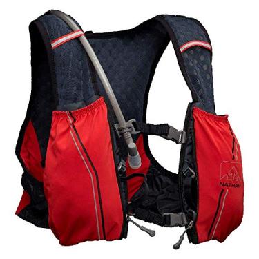 Imagem de Pacote de colete de hidratação Nathan para homens/mulheres 4L. Colete de corrida com bexiga de 1,5 l incluída. Mochila de ajuste adaptável OSFM. Bolsos/bolsas de armazenamento. Sem saltos, sem irritação., Men - L / XXXL