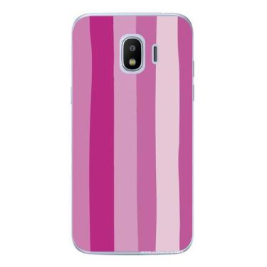 Imagem de Capa Case Capinha Samsung Galaxy  J2 Pro Arco Iris Rosa - Showcase