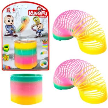 Imagem de Molas Maluca Clássica Infantil Furta Cor Kit 4 Unidades Brincadeira Clássica de Criança Festas e Decoração