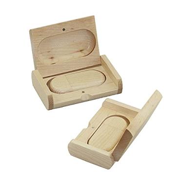 Imagem de Caixa de madeira de 64 GB USB 8 GB Flash Drive USB Pen Drive Pen Drive Pen Drive USB 2.0 Pen Drive Data Storage Zip Drive PenDrive Armazenamento externo (branco)