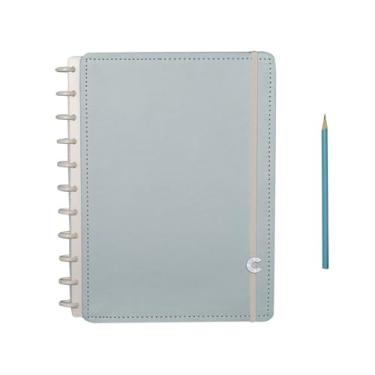 Imagem de CADERNO INTELIGENTE 1X1 AZUL PASTEL 80F