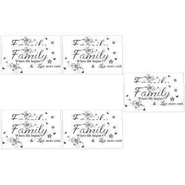 Imagem de Veemoon 10 Pcs Adesivos de parede do alfabeto decalque decorativo de parede adesivos de flores 3d decoração decalques de parede enfeites de parede doméstico adesivo de parede