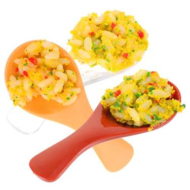 Imagem de Vaguelly 3 Pecas modelo de doces modelos de plástico mini brinquedos de comida brinquedo infantil brinquedo criança comida falsa Brinquedos infantis brinquedos de comida de plástico arroz