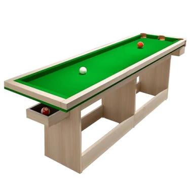 Imagem de Mesas De Bilhar Portáteis Para Adultos, Mesa De Prática De Bilhar Conversível Com 3 Sacos, Para Sala De Jogos, Sala De Estar, Escritório, Garagem (Color : Style1, Size : 2.1x0.6m/6.88x2ft)