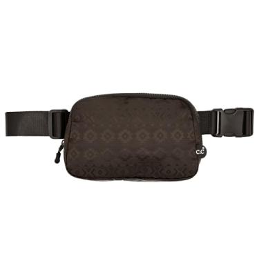 Imagem de C.C Bolsa de cinto feminina pochete bolsa transversal para mulheres moda pochete com alça ajustável presentes para mulheres (BG-4253), Paten asteca - marrom, Bolsas de Cintura da Moda