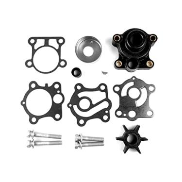 Imagem de WINGOGO 6H4-W0078-01-00 Kit de reparo do impulsor da bomba de água para motor de popa Yamaha 2 tempos 25 40 50 HP C25 P50 Pro50 peças de motor de barco 6H4-W0078-00-00 6H4-W0078-A0-00 Sierra 18-30 408