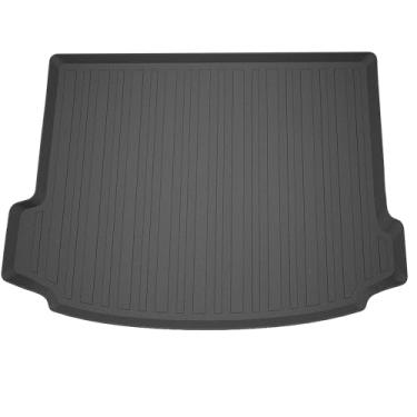 Imagem de Forro de carga premium para Land Rover Range Rover Evoque Behind 2ª fileira 2020-2023 - 100% de proteção - Tapete de porta-malas de carro de ajuste personalizado - Tapete de carga preto para todas as