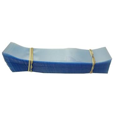 Imagem de Supplement and Supply Faixa retrátil perfurada transparente de 153 x 28 mm para vasilhas, frascos de vidro de boca larga, frascos de plástico e mais. [Diâmetro compatível: 9,5 cm] - Pacote de 50