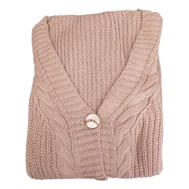 Imagem de Blusa De Frio Feminina Tricot Premium Quentinha Grossa Lã-Feminino