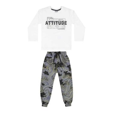 Imagem de Conjunto Camiseta e Calça Infantil Menino Quimby-Masculino