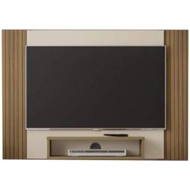 Imagem de Painel Cine para TV até 47 Polegadas Ripado 3D Artely Cor Pinho Off White