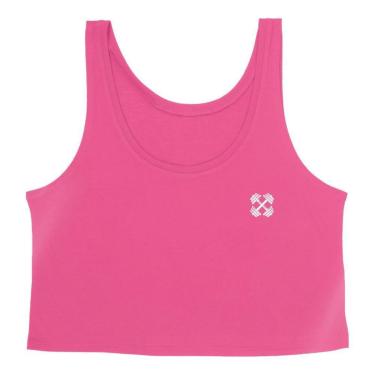Imagem de Cropped Feminino Regata Good Look Fitness Academia Estampada Peso-Feminino