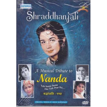 Imagem de Shraddhanjali A Musical Tribute To Nanda Hindi Film Video Songs DVD