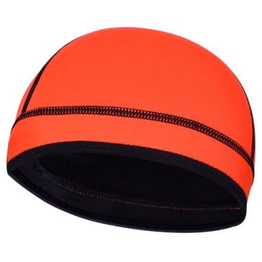 Imagem de DEHAI Toucas de natação com capuz de mergulho de neoprene para mulheres masculinas jovens, gorro de água termal de 2 mm e 3 mm mantém o cabelo longo seco para tranças cacheadas