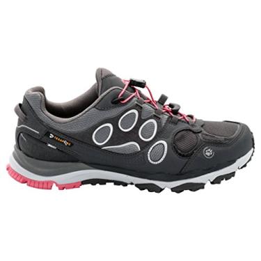Imagem de Jack Wolfskin Tênis feminino Trail Excite Texapore de perfil baixo para corrida e caminhada (cinza rosa, 34, 3-Reino Unido)