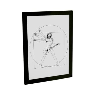 Imagem de Quadros Decorativos Musica Violão Guitarra Rock Piano Varios Modelos Instrumentos Decoração Quarto Sala Escritório