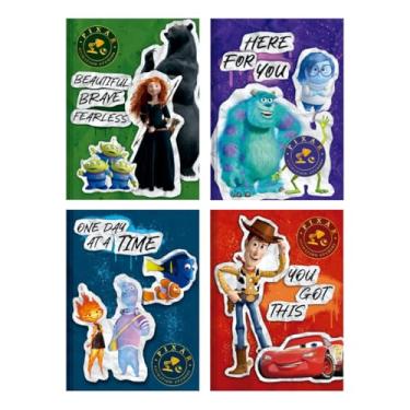 Imagem de Caderno Brochura Pixar Capa Dura SORTIDA C/ 160 Folhas Pautadas e Ilustradas, Tamanho Colegial 24,1 x 17,9cm, Edição de Colecionador Para Escrever, Estudar, Escolar, Escritório, Estudos - Pé de Lápis