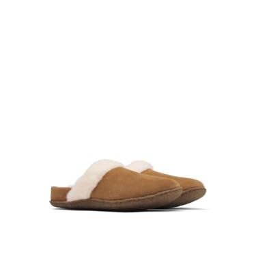 Imagem de Sorel Pantufa feminina Nakiska Slide II, Marrom camelo/natural, 37