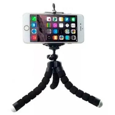 Imagem de Suporte Universal Mini Tripé Flexível Para Celulares