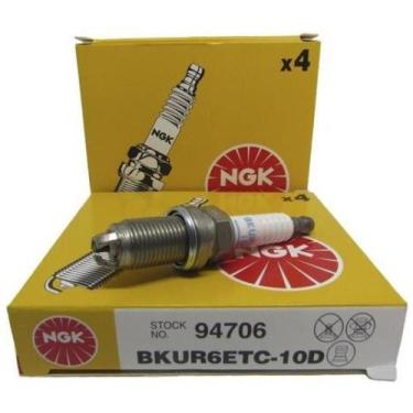 Imagem de Jogo 4 Velas Ignição Gol 2003 a 2006 Ngk BKUR6ETC-10D