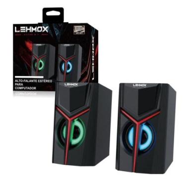 Imagem de Alto falante estéreo para computador ley-1877 - Lehmox